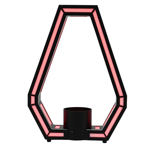 LED Lighted Liquor Bottle Display Shelf Rhombus Bottle Display Stand with Remote Control 7 Color Adjustable Glowing Wine Bottle Display LED Champagne Bottle Presenter for Bar Nightclub Party - color: White-rhombus