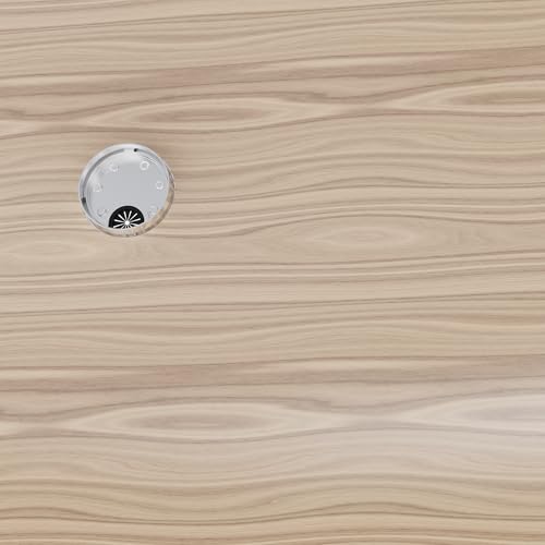 Desk Grommet 3-1/8 Inch 80mm, Zinc Alloy Computer Desk Wire Hole Cover, Office Desktop Cord Cable Hole Metal Ring, Brushed Silver - size: 3-1/8" Brushed Silver