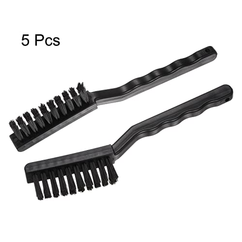 HARFINGTON 5pcs Anti-Static Cleaning Brush 18x60mm PV Plastic Conductive Bristles Anti Static ESD Brushes for Clean PCB Laptop Keyboard Fan and Other Electronic Devices