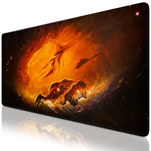 Canjoy Gaming Mouse Pad, Large Extended Mouse Pad Big Computer Mousepad for Home Office Gaming Work 31.5x15.7inch - color: Mars Cloud