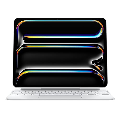 Apple iPad Magic Keyboard Case for iPad Pro 13-inch (M4 and M5), Great Typing Experience, Built-in Trackpad, Function Row, US English - White - color: White, size: iPad Pro 13-inch