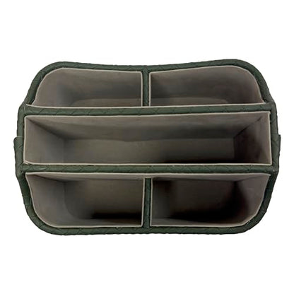 UnionBasic Rotating Desk Organizer, 360 Desk Spinning Caddy, Desktop TV Guide/Mail/Media/Remote Controller Holder Organizer, Woven Green - color: Woven Green