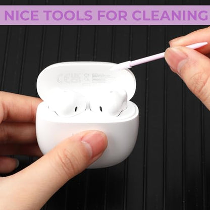 Chinco 200 Pcs Cleaning Swabs 2.56 Inch Sponge Tip Swabs Sticks for Printer Heads, Scanners, Camera Lenses, Chip Hard Disk Industries, Optical Lenses and Optical Equipment Makeup(Purple) - color: Purple
