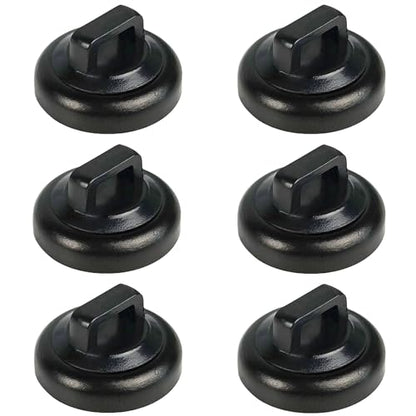 Magnet Zip Tie Mount Magnetic Zip Ties Mount Clips Base Holder Strong Multipurpose Wire Cable Holder Mount Wire Clips Management for Home Office Marine Electrical Wiring (Black, 6 Piece) - size: 6 Piece
