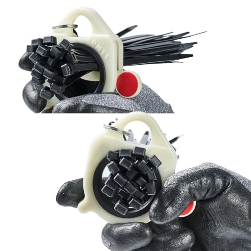 Set of 2 Zip Tie Organizer Holders with 20 Pcs of 8 inch Black Cable Ties for Zipties Arrangement, Wire Ties Keeper for Multi-Purpose Indoor and Outdoor Use. - style: 2- 2 Pcs