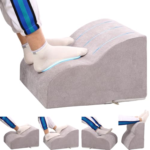 Foot Rest for Under Desk at Work.Multifunctional 3-Tier Foot Stool,with Washable Footrest.for Under Desk,Office Chair Gaming Chair & Sofa,Leg Elevation Pillow,Supports Posture-Light Grey - color: Light Grey