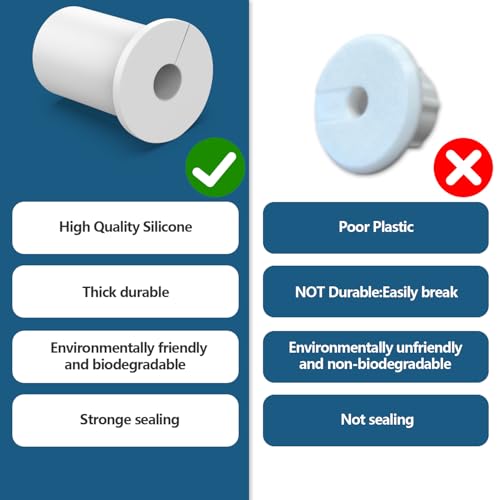 2PCS White 3/4inch starlink Wall Cable Pass Through Bushing Grommets Accessories (2PCS White Starlink Grommets)