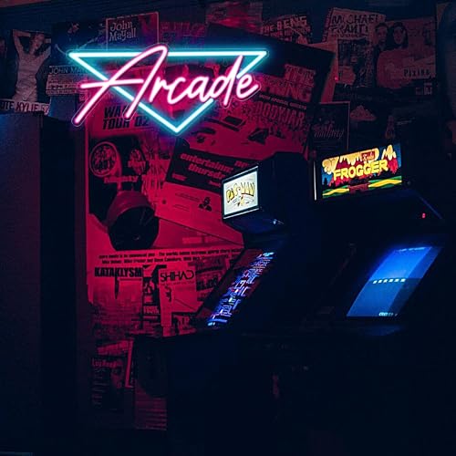 Kavaas Arcade Neon Sign, LED Arcade Signs for Arcade Room Decor | Retro Neon Sign for Boys Bedroom, Gaming Wall decor - Best Arcade Gifts for Teenage Boys, Christmas - color: Z_Arcade_ACD1