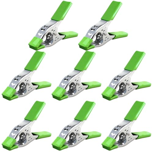 SWANLAKE 8 PCS 6" inch Spring Clamp, Heavy Duty Spring Metal Spring Clamps, 2.5"-inch Jaw opening(6inch 8-Piece) - style: 8PCS 6inch