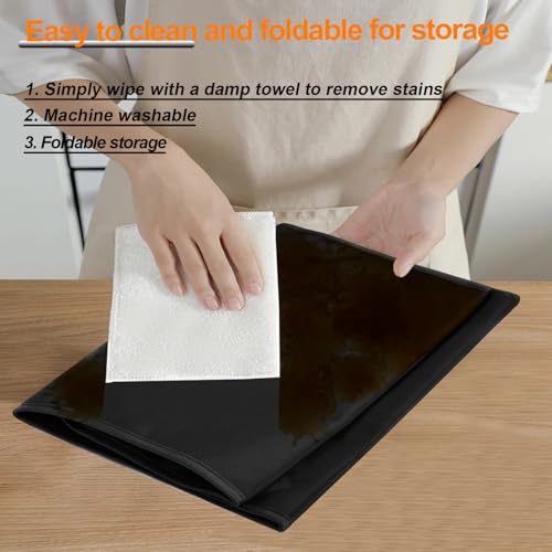 Printer Dust Cover Antistatic Water-Proof Cover Heavy Duty 600D Nylon Dust Sleeve for HP, EPSON,CANON, BROTHER, printer Universal Case Protector for Printer (11.8''D × 15.7''W x 7.1''H)