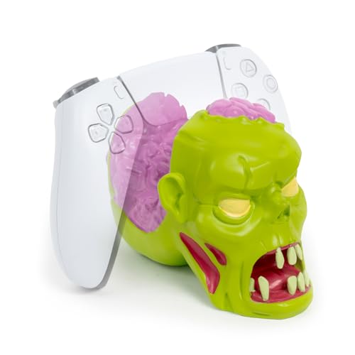 Glistco Zombie Head Controller Stand - Controller Holder Figure, Gaming Controller Accessories, Zombie Collectible Home Decor for Desktop, Compatible with PS5 DualSense & Xbox controllers