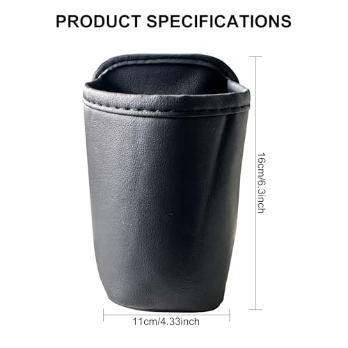 Universal Door Water Cup Holder, car Multi-Function Storage Rack, car seat Back Beverage Holder, Suitable for Water Cups, Mobile Phones, Drinks, Coffee, etc.(Black) - color: black