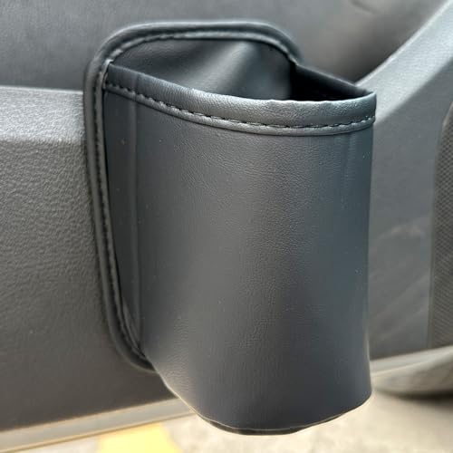Universal Door Water Cup Holder, car Multi-Function Storage Rack, car seat Back Beverage Holder, Suitable for Water Cups, Mobile Phones, Drinks, Coffee, etc.(Black) - color: black
