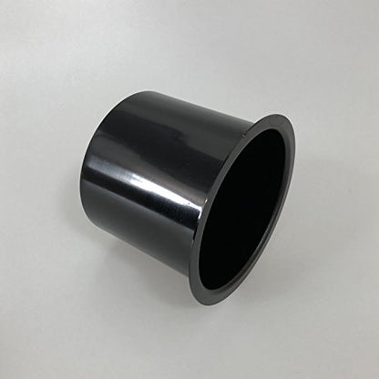 Yuanhe Aluminum Jumbo Cup Holder - 10 Pack Black Poker Table Cup Holder Insert for Casino Game Table Sofa Boats Pontoon Marine Bench Desk RV Cars & Trucks - color: black