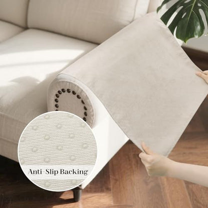 Couch Arm Covers Sofa Arm Covers Set of 2, Waterproof Couch Cover Armchair Cover for Recliner, Non Slip Sofa Headrest Covers Armrest Cover Couch Slipcover Protector,Khaki - color: Khaki