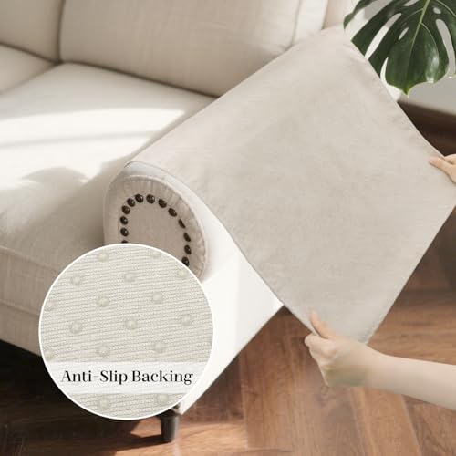 Couch Arm Covers Sofa Arm Covers Set of 2, Waterproof Couch Cover Armchair Cover for Recliner, Non Slip Sofa Headrest Covers Armrest Cover Couch Slipcover Protector,Khaki - color: Khaki
