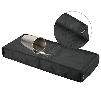 Keyboard Dust Cover, Covers Standard Size PC Keyboards, 1680D Nylon Anti-dust and Waterproof Keyboard Protector Cover Case (17.7 x 7.8 x 2.2 Inch, L)