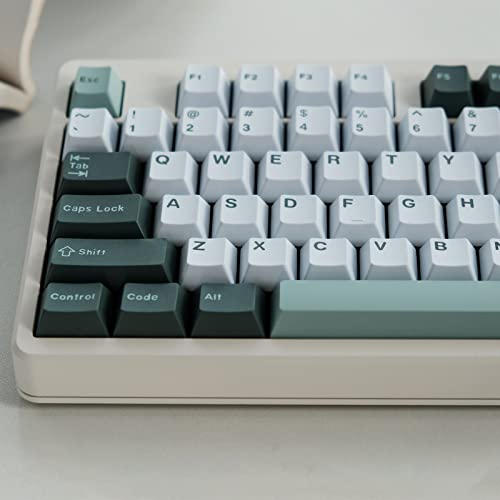 Sumgsn 163 Keys Doubleshot Keycaps Cherry Profile Botanical Keycaps Set Fit for 61/64187/104/108 Cherry Mx Switches Mechanical Keyboard - color: Botanical Keycaps