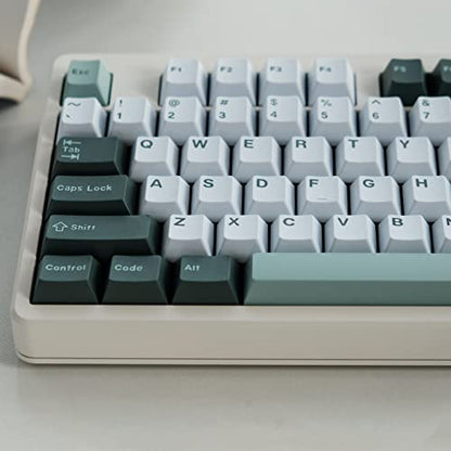 Sumgsn 163 Keys Doubleshot Keycaps Cherry Profile Botanical Keycaps Set Fit for 61/64187/104/108 Cherry Mx Switches Mechanical Keyboard - color: Botanical Keycaps