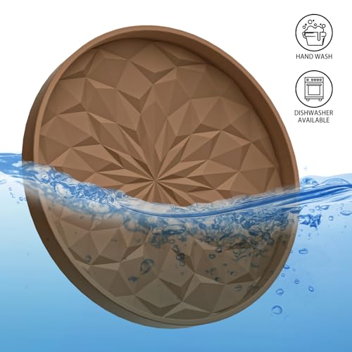 ME.FAN Car Coasters for Cup Holders [4 Pack] - 2.75In Silicone Auto Mug Mats - Universal Non-Slip Recessed Car Interior AccessoriesCoffee - color: 4pack-coffee
