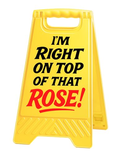 Funny Desk Shelf Decor, Right Top Rose Mini Desk Sign | Right Top Rose Sign, Funny Shelf Sign, Home Office Decor, Mini Desk Sign - style: On Top Of That Rose