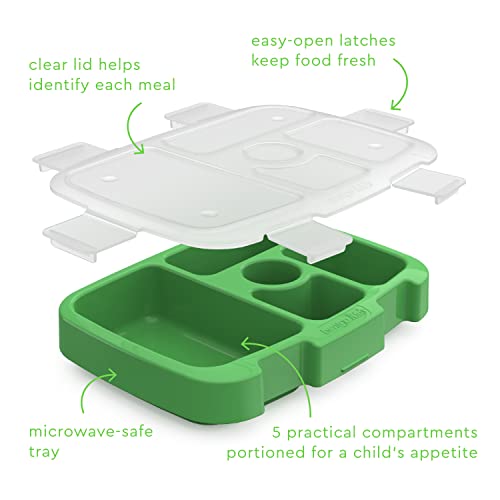 Bentgo Kids Tray with Transparent Cover (Green) - color: Green