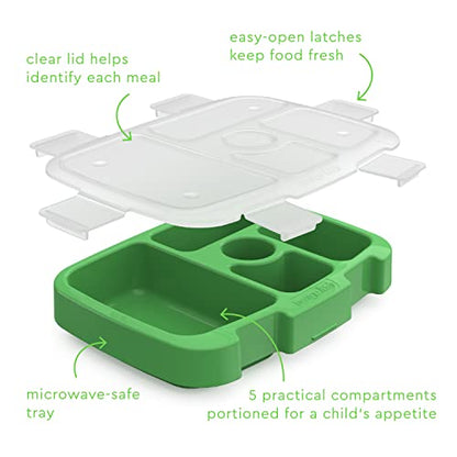 Bentgo Kids Tray with Transparent Cover (Green) - color: Green