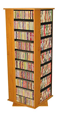 Venture Horizon Revolving Media Tower 1600 Grande-Oak - color: Oak-finish
