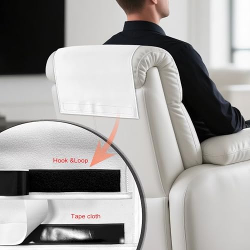 Custom Your Own Image Headrest Recliner Protector Personality for Recliner Sofa Couch Loveseat Headrest Cover Hoursewarming Gifts for Friends, 2 Packs - color: A-custom