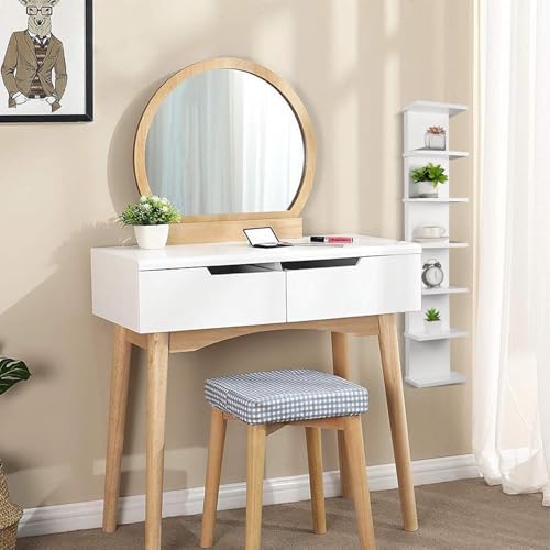 7-Tier Wall Shelf Unit - Compact Display Floating Shelves,Lack Floating Shelf, Vertical Column Wall Decor Mount Float Storage Organizer Tall Tower Shelves for Bedrooms, Living Rooms