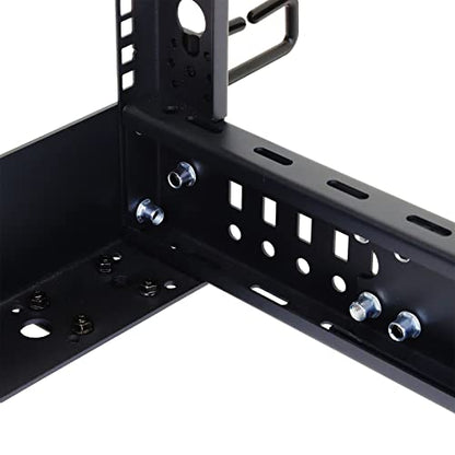 AEONS 18U 4-Post IT Open Frame Server Rack 19 Inch Depth-Adjustable (22" to 40") Network Equipment AV Gear w/Cable Management - style: 18U-4Post