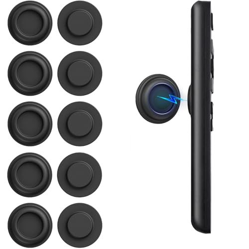 Magnetic Remote Control Holder Wall Mount, 5 Pack TV Remote Holder Wall Mount, Silicone Remote Organizer Magnetic Remote Holder for Bed, TV, Ceiling Fan and Air Conditioner (Black) - color: Black