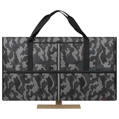 Travel Carrying Bag Compatible with 32" All-in-One Desktop Computer and 32" Monitor (Camouflage Gray) - color: Camouflage Gray