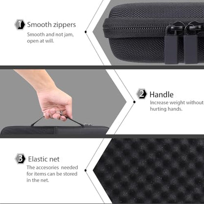 co2CREA Hard Case Compatible with Logitech MX Mechanical Mini Wireless Illuminated Keyboard (Case Only) - color: Black, size: Case for MX Mechanical Mini Keyboard