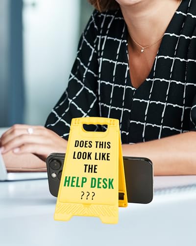 Funny Office Desk Decor, Look Like Help Desk Mini Desk Sign - style: This Look Like The Help