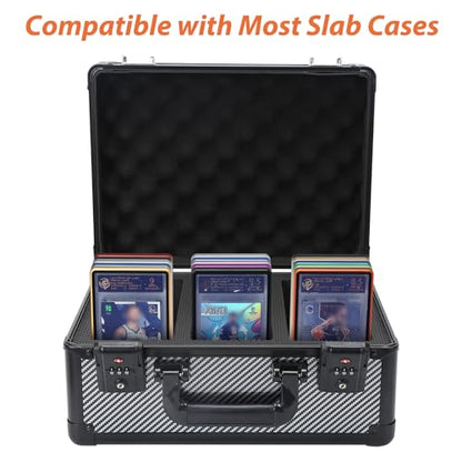 ZINHO Graded Card Case Magnetic Aluminum Alloy Slab Protector Display Case Fits 35PT PSA/CGC/CSG Cards, UV Protection (Orange) - color: Orange, style: PSA Card Case