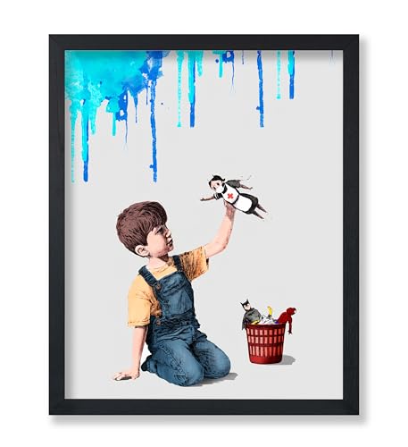 Poster Master Painting for Saints Poster - Game Changer Print - Banksy Piece - Street Style - Graffiti Design - Toy Nurse Illustration Art - Nursery Design - Great Kid's Room or Bedroom Wall Decor - 11x14 UNFRAMED Wall Decor - color: Style-01, size: 11"L