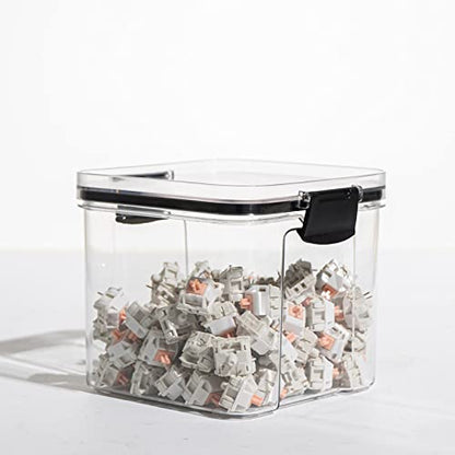 Gliging Switch Storage Mechanical Keyboard Switch Can Keycaps Sealed Can Storage Bottle Display Can Keycap Storage Box - size: Big