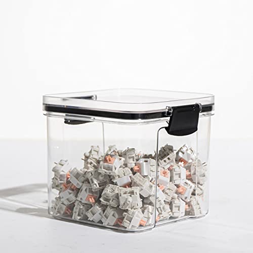 Gliging Switch Storage Mechanical Keyboard Switch Can Keycaps Sealed Can Storage Bottle Display Can Keycap Storage Box - size: Big