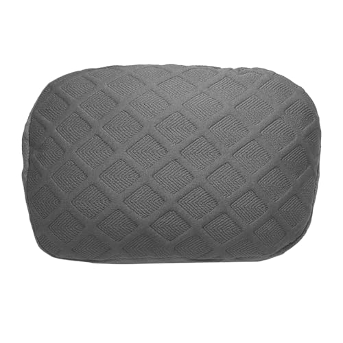 uxcell Office Chair Pillow Cover, Office Chair Headrest Attachment Mesh Removable Headrest Protector for Home Desk Computer Chairs, Dark Gray - color: Dark Gray