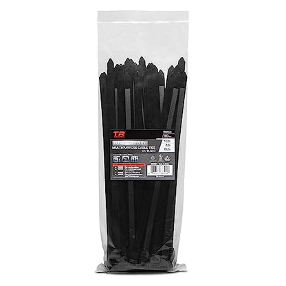 TR Industrial Ultra Heavy Duty Multi-Purpose UV Cable Ties (13.8") - size: 13.8"