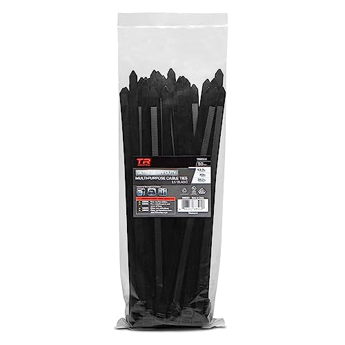 TR Industrial Ultra Heavy Duty Multi-Purpose UV Cable Ties (13.8") - size: 13.8"