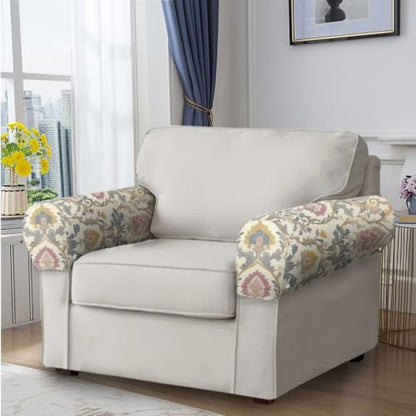 Headrest Cover Sofa Armrest Cover Set Resistant Recliner Protector Washable Sofa Headrest Covers Pet Furniture Covers Couch Non Slip Protector Lily - color: Lily