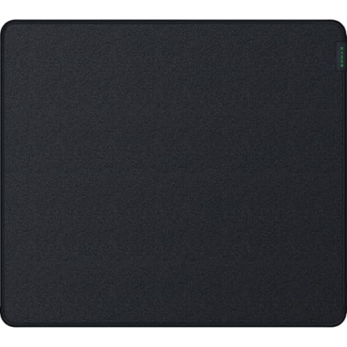 Razer Strider Hybrid Mouse Mat with a Soft Base & Smooth Glide: Firm Gliding Surface - Anti-Slip Base - Rollable & Portable - Anti-Fraying Stitched Edges - Water-Resistant - Large - color: Classic Black, size: 15.8L x 17.7W inches