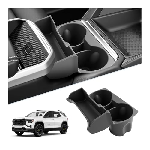 SKTU for 2025 2026 2027 GMC Terrain Center Console Organizer for 2025 2026 2027 GMC Terrain Cup Holder & Console Organizer GMC Terrain 2025 2026 2027 Accessories Durable Cup Holder Organizer - color: for 2025-2027 Terrain Cup Holder Organizer