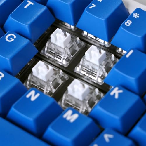 OOCTPK Chilkey WS Quartz Linear Switch 5-Pin Hotswap Pre-Lubed, PC Housing for RGB, Mechanical Keyboard Switch for DIY Custom Builds, Keyboard Switches 5 Pins PCB Mount Lubed Switches Clear (35pcs) - color: WS Switches-Quartz Clear-15pcs