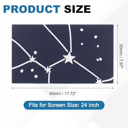 PATIKIL Monitor Dust Cover Anti-Static Dustproof Protective Cover Computer Screen Sleeve for 24 Inch Computer Monitors PC Desktop TV LCD LED HD Panel Case, Black - size: 24 Inch