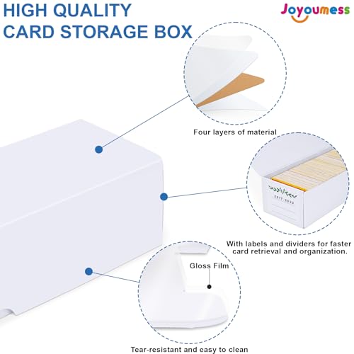 Trading Card Storage Box, 16 Pack Cardboard Card Organizer for Sports, Baseball, MTG & Game Cards – Horizontal Trading Card Storage Holds 12,000+ Cards - size: 16 pack