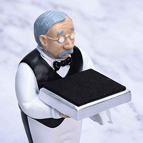 Pilarmuture Watch Display Stand Jewelry Organizer Astronaut/Old Housekeeper Handmade Watch Holder Resin Figurine Jewelry Watch Storage Rack Eyeglass Holder for Office Home Decoration - size: 1#old housekeeper