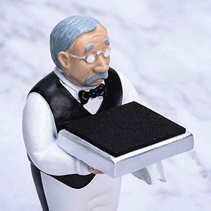 Pilarmuture Watch Display Stand Jewelry Organizer Astronaut/Old Housekeeper Handmade Watch Holder Resin Figurine Jewelry Watch Storage Rack Eyeglass Holder for Office Home Decoration - size: 1#old housekeeper